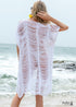 Cárdigan bohemio estilo capa de playa